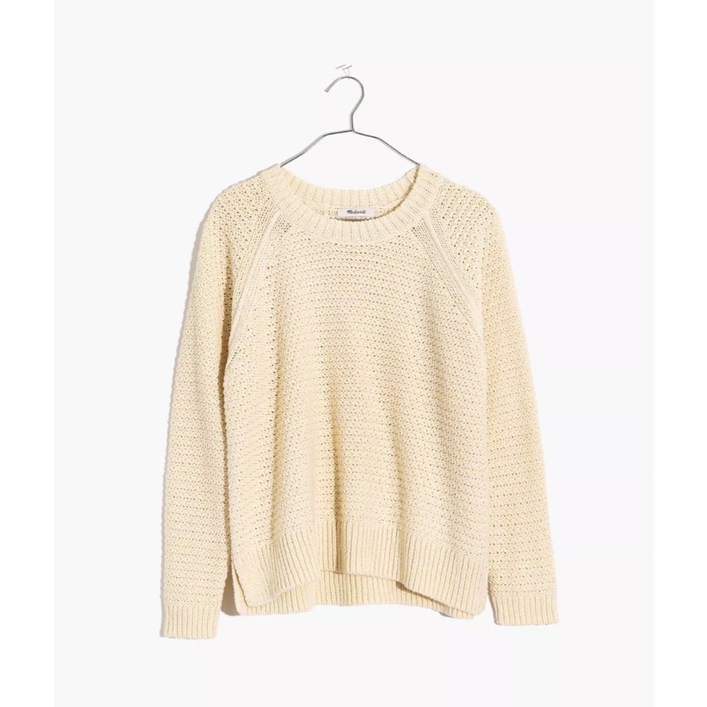 Madewell Open-Stitch Hopedale Pullover Sweater